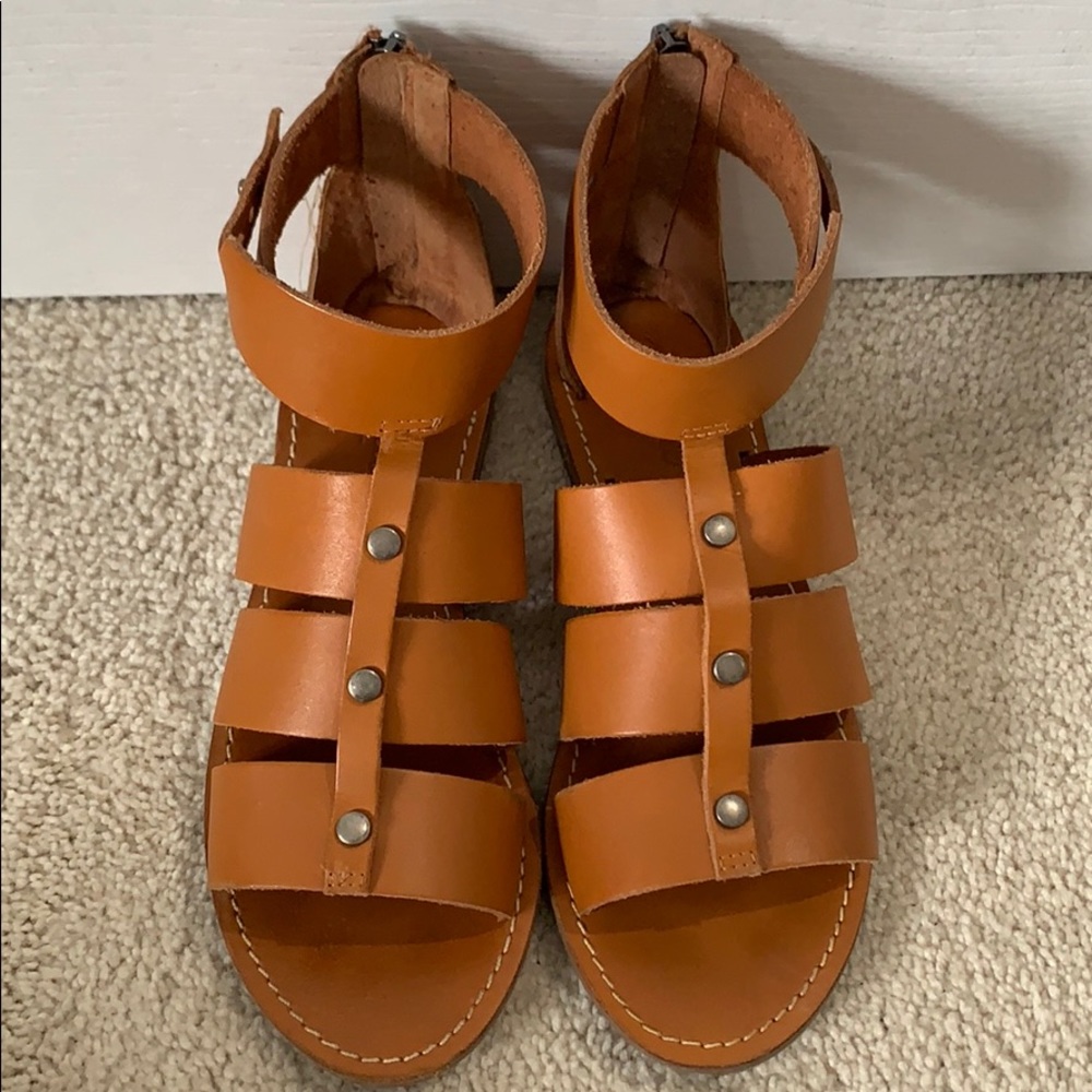 Madewell Leather Gladiator Sandals Sz. 7.5